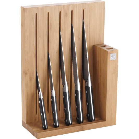 ZWILLING Pro Messerblock 6-teilig, Bambusblock