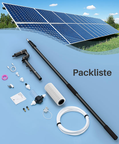 LyriFine Elektrische Teleskop-Waschbürste mit Wasseranschluss 6,2 m