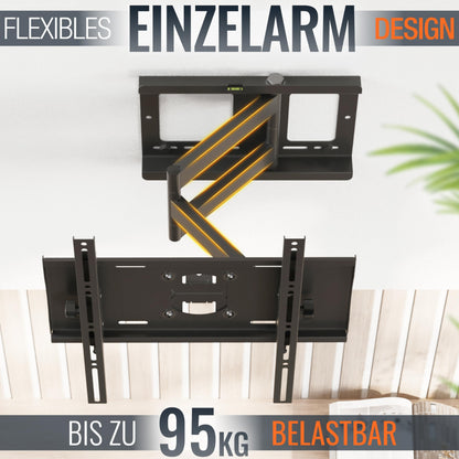 RICOO R23-F TV Wandhalterung schwenkbar neigbar 40-75 Zoll bis 95 kg