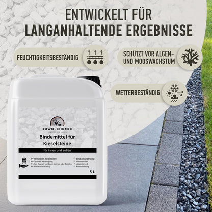 JOWO-CHEMIE Kiesbinder Kiesverfestiger Bindemittel – 10L