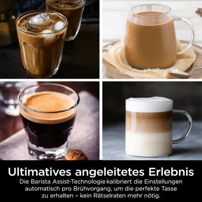 Ninja Luxe Pro 3-in-1 Kaffeemaschine mit Mahlwerk - Silber ES701EU