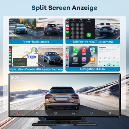 Buddy Display 10.26 Zoll Carplay Android Auto Display 4K Dashcam