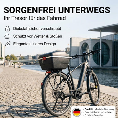 Thiru Touring-Tresor Fahrradkoffer 14L, abschliessbar & wasserdicht