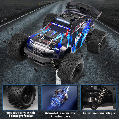 JOYTREKY Ferngesteuertes Auto 1:18 4WD Offroad 40 km/h blau