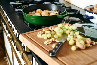 STAUB Gusseisen Bräter Chistera Rund 28 cm - Basilikumgrün