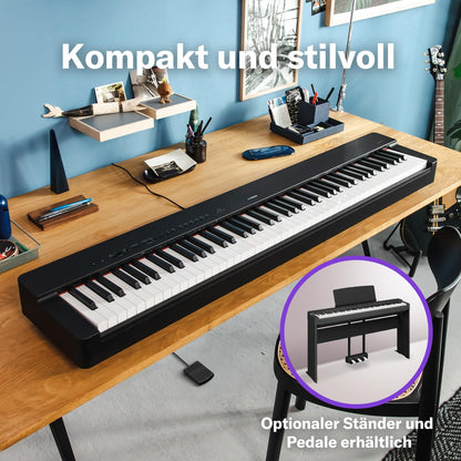 Yamaha P-225 Tragbares Digital Piano 88 Tasten - Schwarz