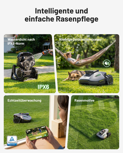 Mammotion YUKA mini 2 500 Mähroboter ohne Begrenzungskabel, 500 m²