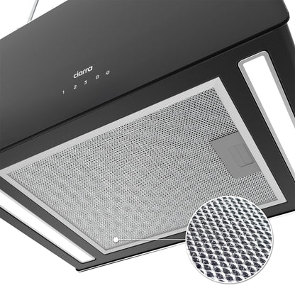 CIARRA CBCB4850 Inselhaube - Umluft 48cm Smart Wi-Fi Schwarz