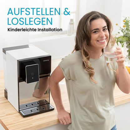smardy blue miran Premium Auftisch Osmoseanlage – Mobil mit Heizung