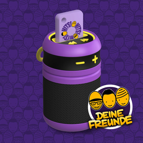 Galakto Musik- und Hörspielplayer für Kinder, Deine Freunde Edition – portabler Player mit DF Token