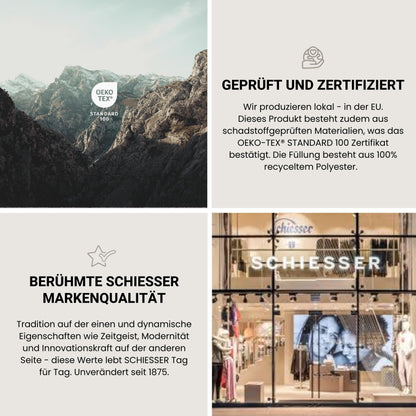 Schiesser Lykke 4-Jahreszeiten Bettdeckenset - 2-teilig, 135x200 cm