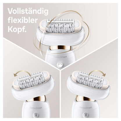 Braun Silk-épil 9 Flex Beauty-Set Epilierer 9300 – Weiss/Gold