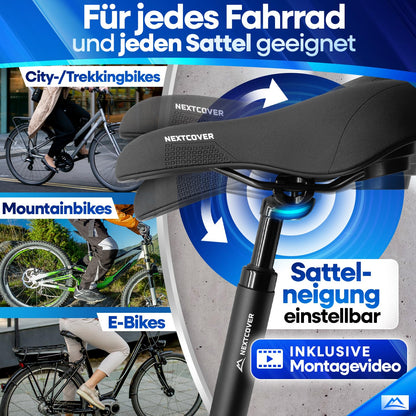 Nextcover gefederte Sattelstütze Comfort-Spring, 27.2-34.9 mm