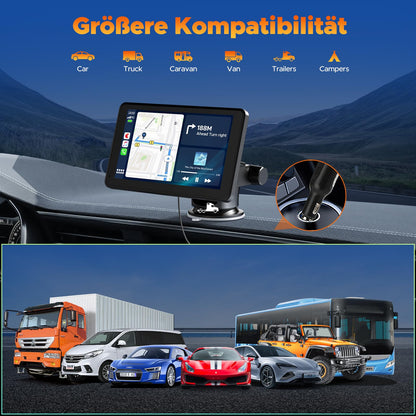 Volam Wireless Carplay Android Auto Display 7 Zoll Touchscreen