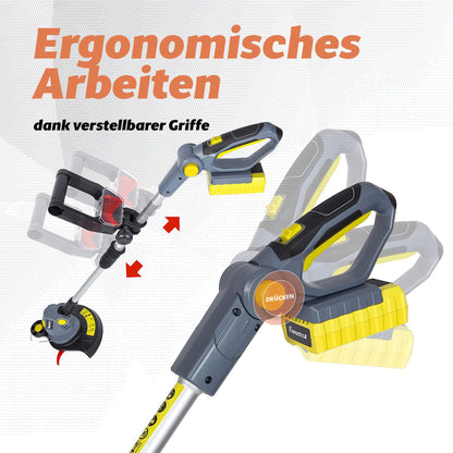 FANZTOOL Akku Rasentrimmer 20V AK0012G mit 2Ah Akku und Ladegerät
