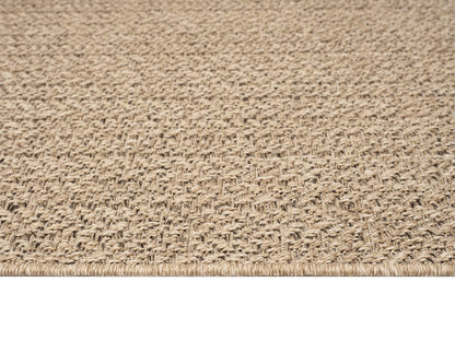 the carpet Kansas Outdoor Teppich Jute-Look wetterfest 140 x 200 cm
