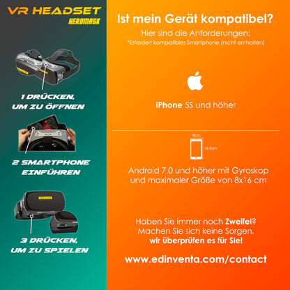 Heromask VR Brille Kinder Sprachlernspiele – iOS