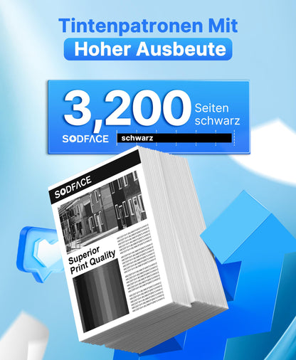 SODFACE 219X Toner 4er-Pack kompatibel für HP MFP 3302FDWG