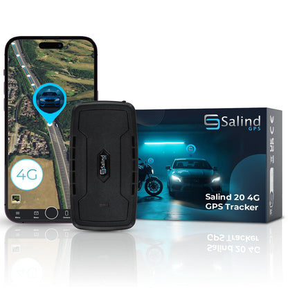 Salind 20 4G GPS-Tracker mit Magnet und Echtzeit-Ortung, spritzwasserdicht, zur Fahrzeugortung