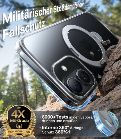 TORRAS Ostand Q3 Spin Hülle für iPhone 17 mit 360° MagSafe-Ständer