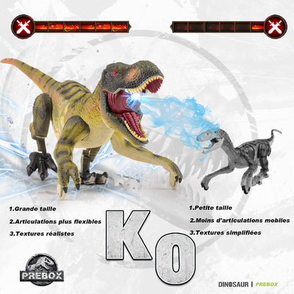 PREBOX Ferngesteuerter Dinosaurier RC Dino Roboter mit Sprühfunktion