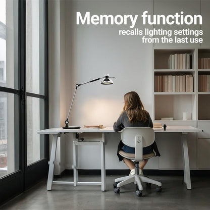 OTUS Schreibtischlampe LED dimmbar – Gestensteuerung, retro Flexarm