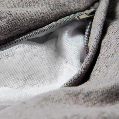 Lumaland Comfort Line Sitzsack | Bodenkissen 120L Hellgrau