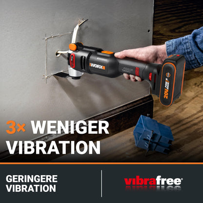 WORX Nitro WX698.9 Sonicrafter Multifunktionswerkzeug 20V ohne Akku