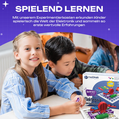 noDNA Elektronik Experimentierkasten – 300 Experimente ab 8 Jahren