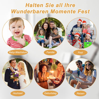 Digitaler Bilderrahmen Holz WLAN 10.1 Zoll – 32GB Eichenholz