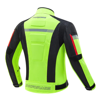 Zyxformis Motorradjacke Herren Tourenjacke – Wasserdicht, Protektoren