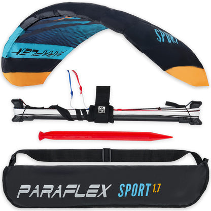 Wolkenstürmer® Paraflex Sport 1.7 2-Leiner Lenkmatte – Türkis