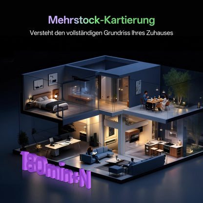 Vexilar W15 Saugroboter mit Wischfunktion, beutellose Absaugstation