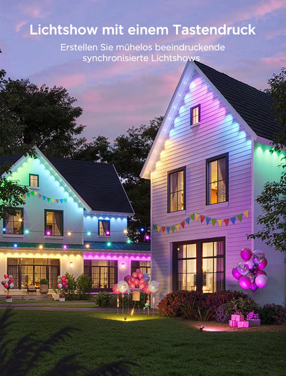 Govee Permanent Outdoor Lights 2 RGBIC Lichterkette - 30m Weiss