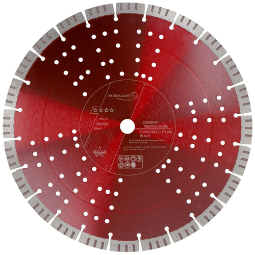 PRODIAMANT Turbo Diamant-Trennscheibe für Beton 350mm