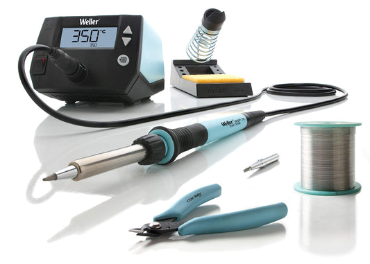 Weller WE 1010 Lötstation – Digital 70W Bildungs-Kit. Schwarze Digital-Lötstation für präzise Lötarbeiten in Ausbildung.