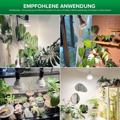 SANSI LED Pflanzenlampe E27 24W Vollspektrum für Zimmerpflanzen