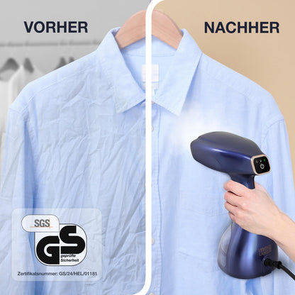 LEBENLANG Dampfglätter LBD528R mit 1500 W, 300 ml Tank, Rosa