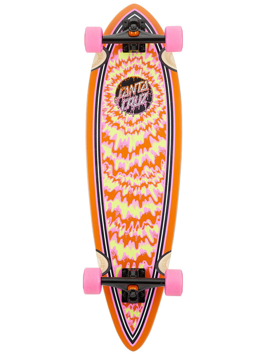Santa Cruz Toxic Dot Pintail Cruzer Skateboard 83,8 cm