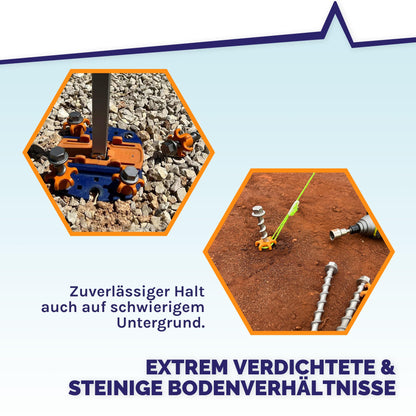Peggy Peg Schraubhering Peg&Stop Heavy Duty 20 cm, 4er-Pack (HP60)