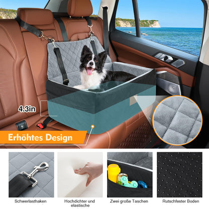 Hundesitz Auto für Grosse & Mittlere Hunde – Rücksitz, Waschbar