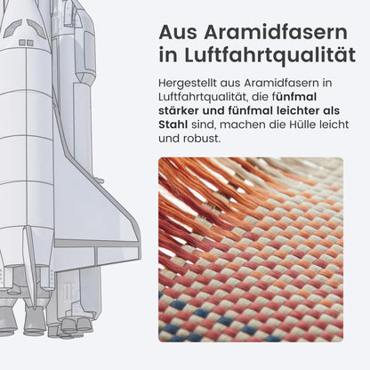 Pitaka iPhone 16 Pro Hülle Aramidfaser Magsafe – Sonnenuntergang