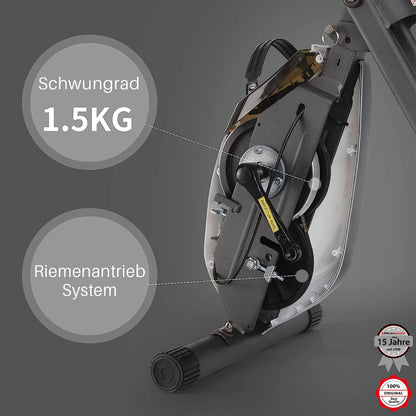 Ultrasport F-Bike Heavy Heimtrainer – Klappbares Fitnessvelo