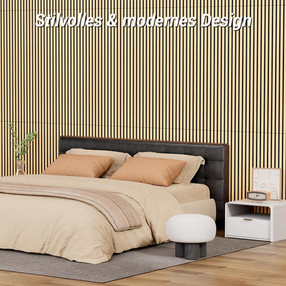 TONOR 3D Holzfurnier Akustikpaneele selbstklebend - Eiche