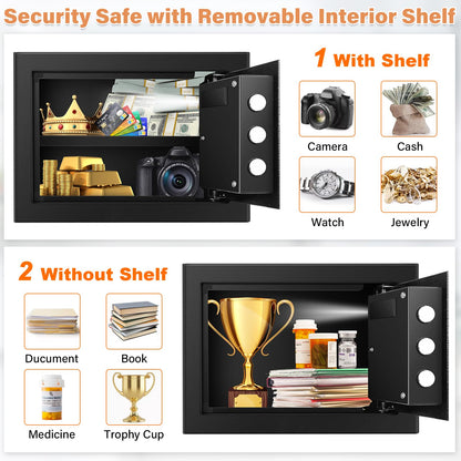 Digital Tresor 25L – Feuerfest, Möbeltresor mit Alarmanlage