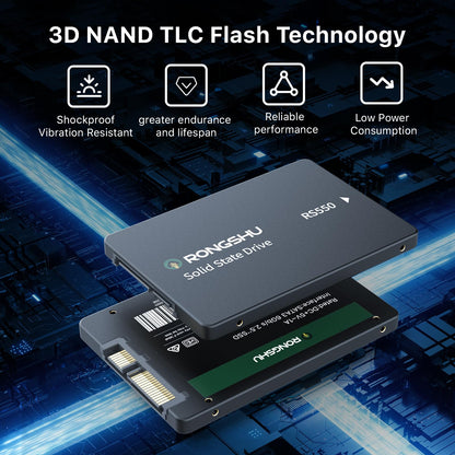 RONGSHU RS550 SATA III 2.5'' Interne SSD – 1TB