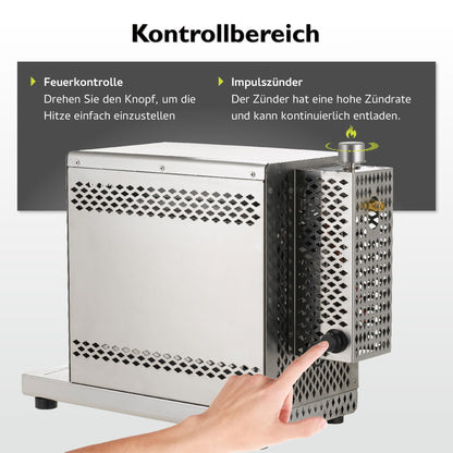 tepro Steakgrill Toronto Infrarot Gasgrill – 800°C