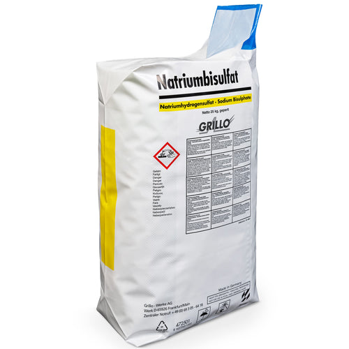 Grillo pH-Minus Granulat, pH-Senker für Pool und Whirlpool, 25 kg, feinkörniges Granulat im Sack