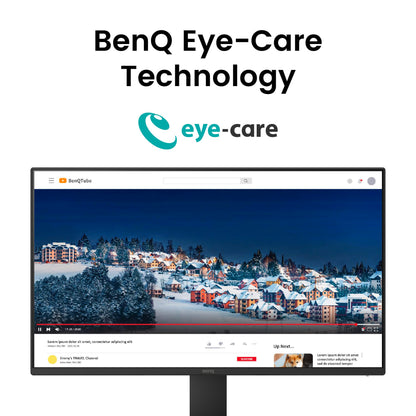 BenQ GW2491E Monitor 24 Zoll FHD 100 Hz IPS Eye-Care