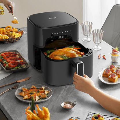 Airfryer XL Heissluftfritteuse 6.5L – Metall-Innenraum